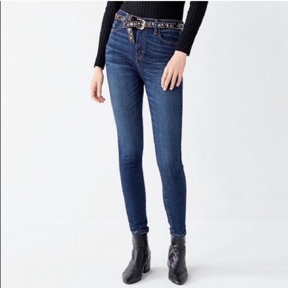 BDG Women's Skinny Jeans - Dark Blue